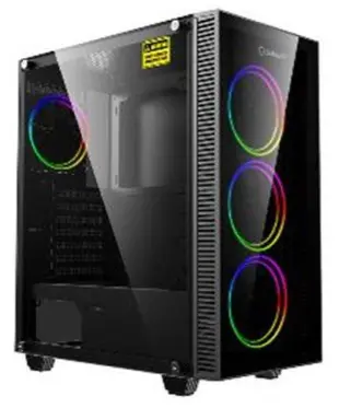 Case MYO G650 Gaming, 3 front FRGB Fans+1 Rear FRGB No P/S