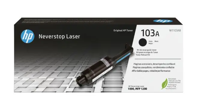Toner HP 103A Negro Neverstop Kit de recarga
