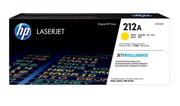 Toner HP LaserJet 212A, amarillo (W2122A)