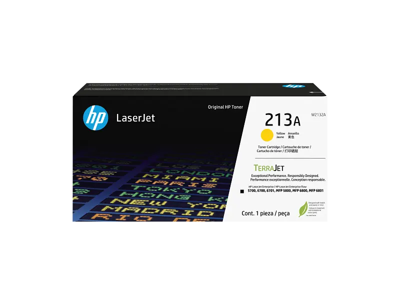 Toner HP 213A Amarillo LaserJet Enterprise 5700,5800,6700