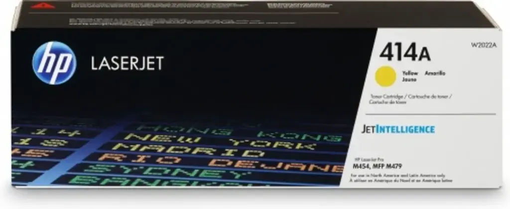 Toner HP 414A Amarillo