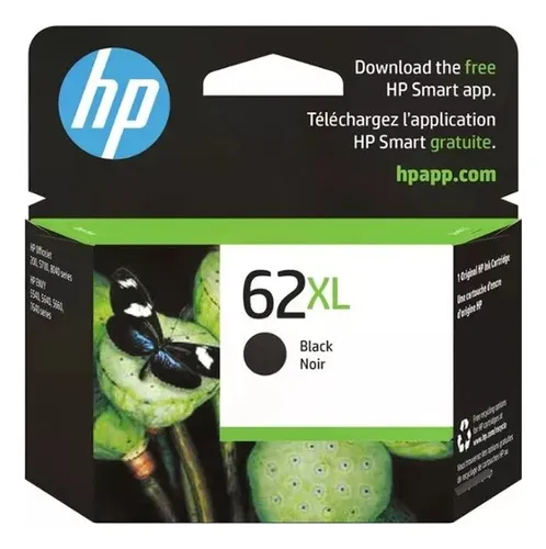 Cartucho HP 62XL Negro (C2P05AL)