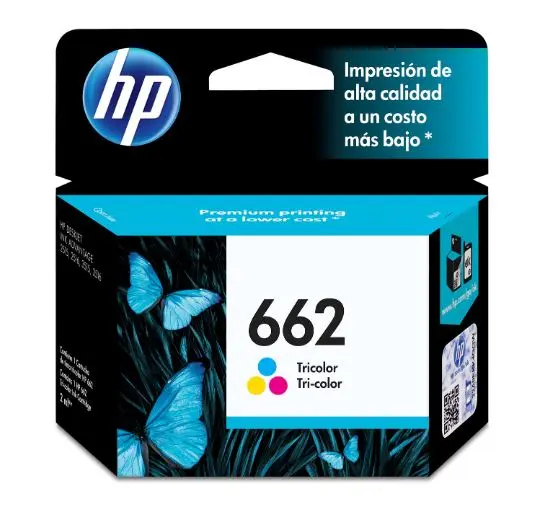 Cartucho HP 662 Color DJ 1015/1515/2515/2545/3515