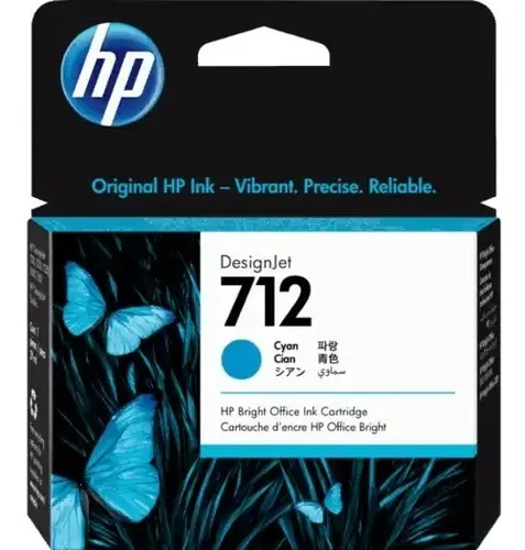 Cartucho HP DesignJet 712 de 29 ml, Azul(3ED67A)