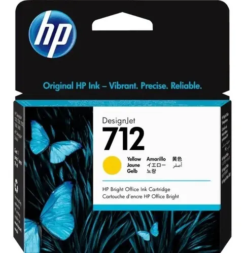 Consumible HP 712 Cartucho Yellow