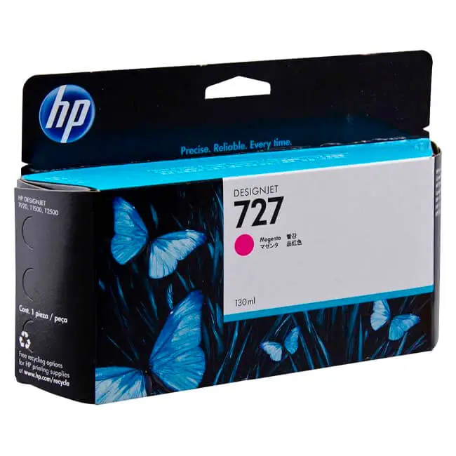 Consumible HP 727 Cartucho Magenta