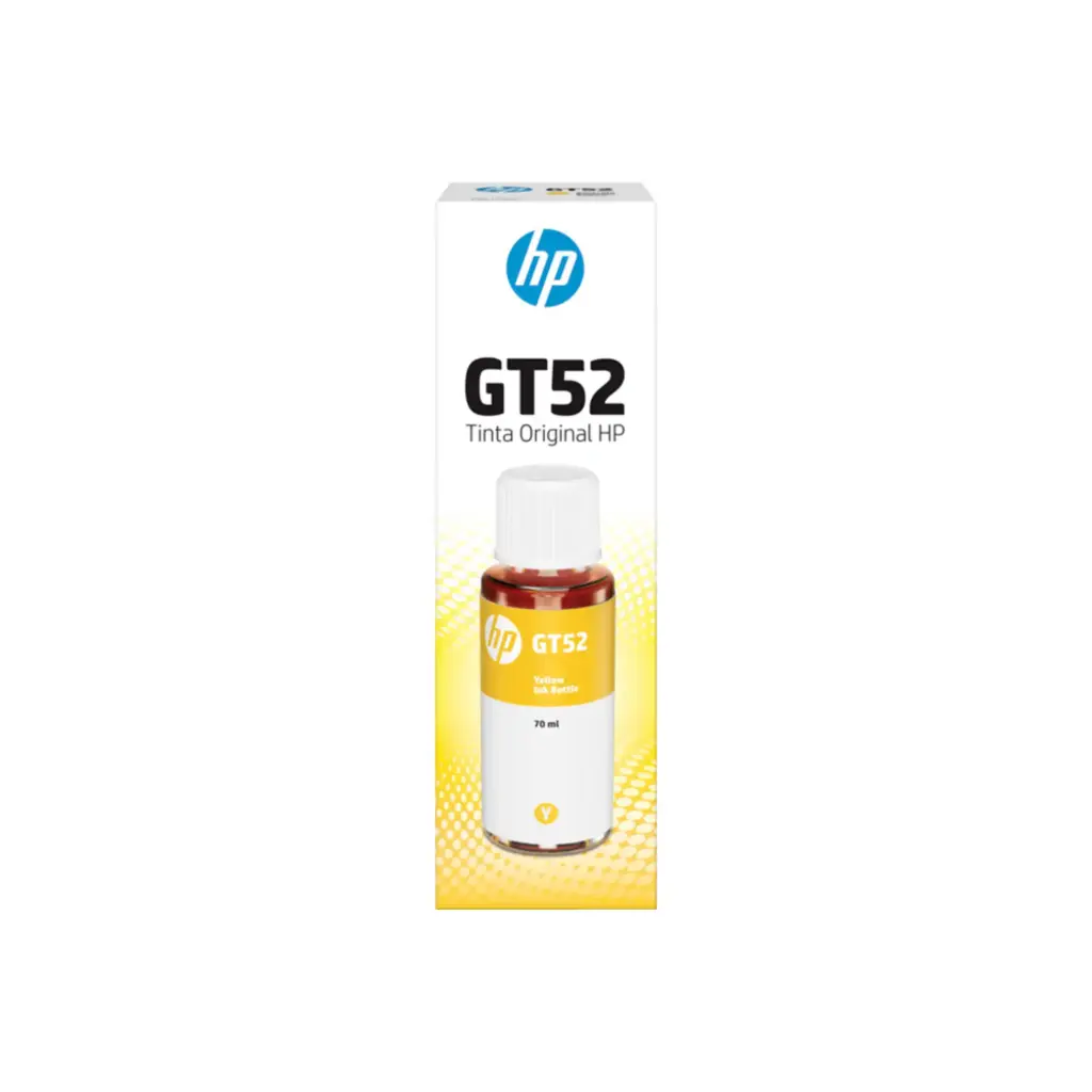 Consumible HP Botella GT52 YELLOW