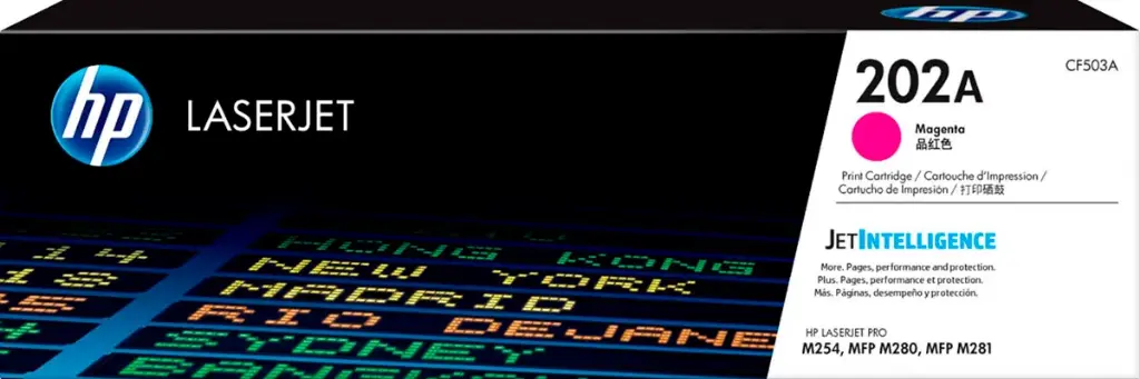 Consumible HP LaserJet 202A Magenta