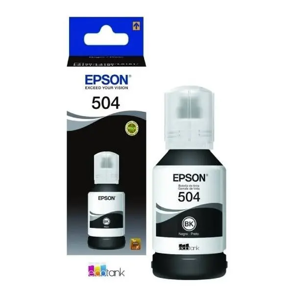 Botella EPSON T504 Negro 127ml