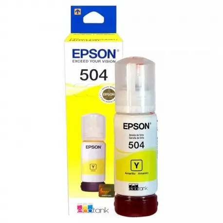 Botella EPSON T504 Amarillo 70ml