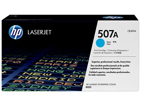 Toner HP 507A Azul