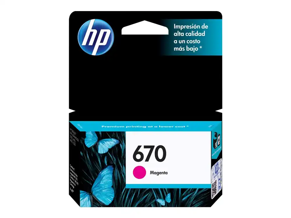 Cartucho HP 670 Rojo DJ 4615/3525/4625/5525