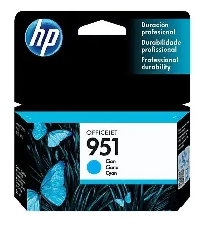 Consumibles HP 951 Crtg Cyan OP 8100/8600 VENCIDOS