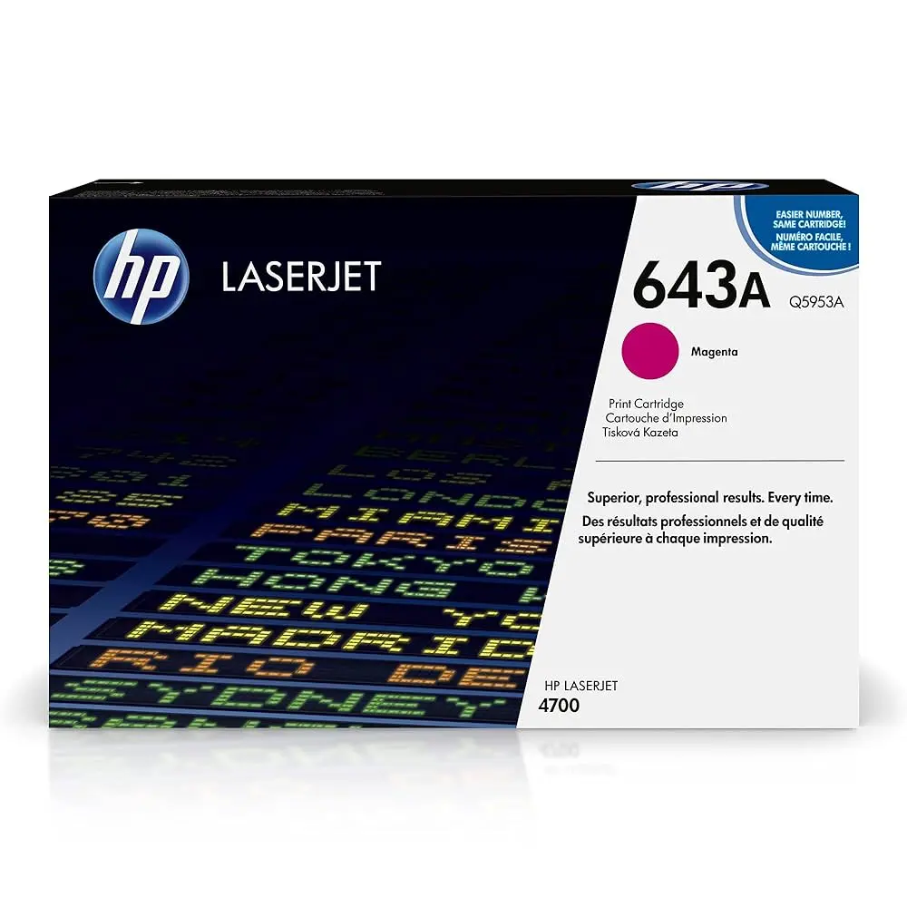 Toner HP 643A Magenta LaserJet (Q5953A)