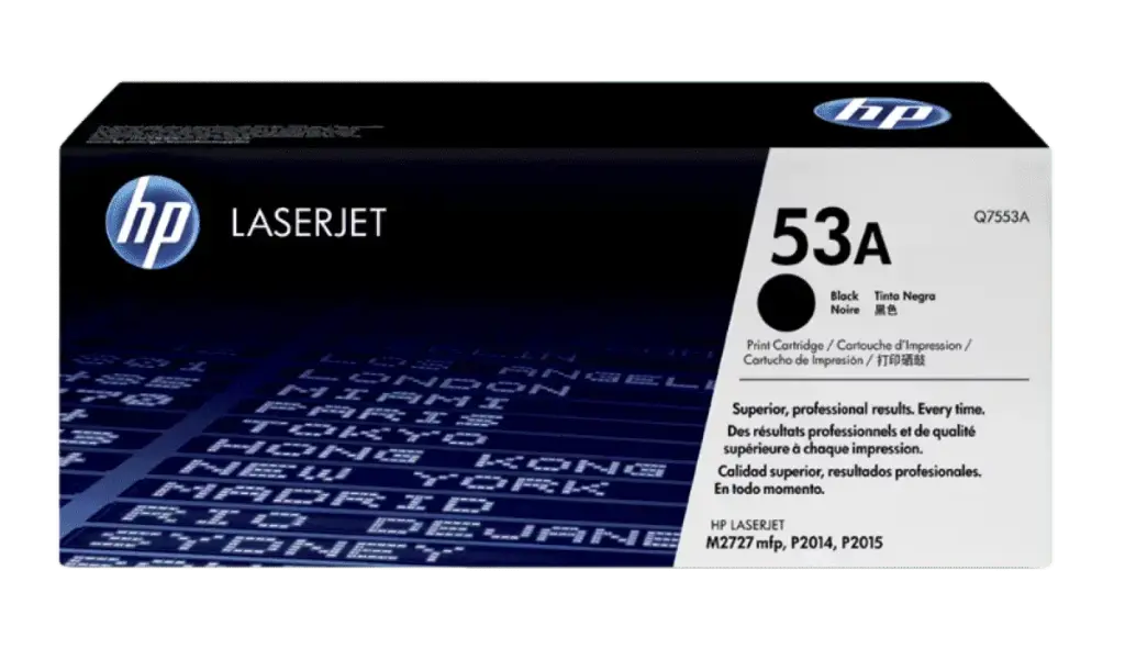 Toner negro HP 53A LaserJet (Q7553A)