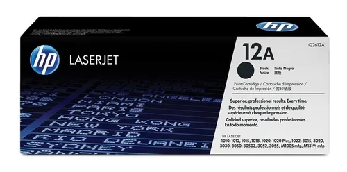 Toner HP 12A Negro LaserJet (Q2612A)