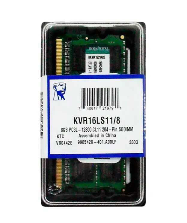 Memoria KINGSTON  8GB 3200MHz DDR4 SODIMM CL19  Notebook