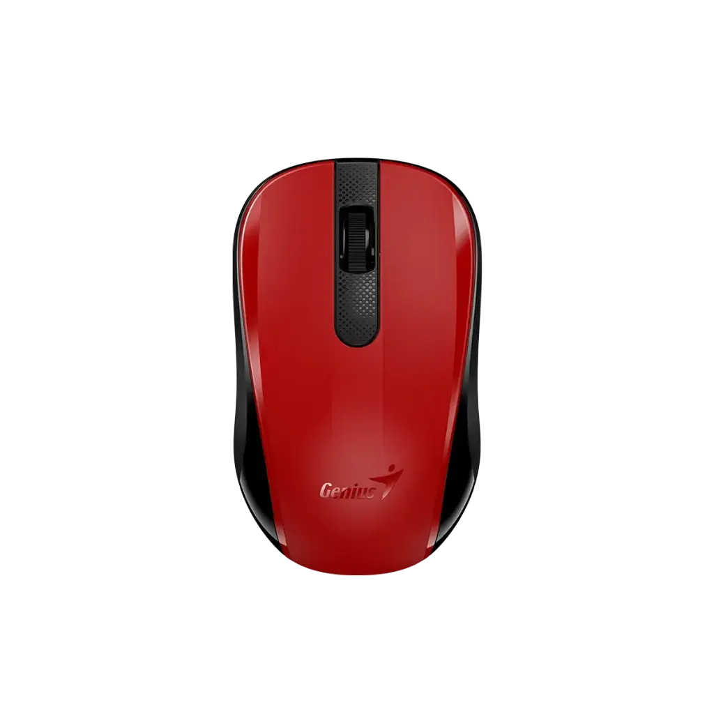 Mouse Inalámbrico GENIUS NX-8008S / 1200dpi / 3 botones/ Rojo