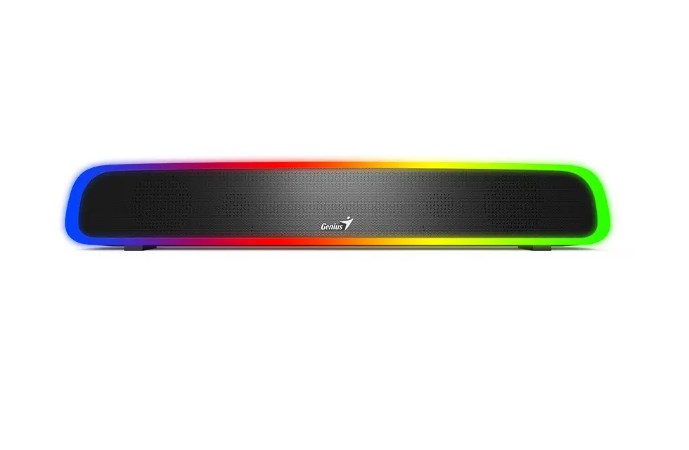 Barra de Sonido GAMING GENIUS Soundbar 200BT / 4W / BT 5.1 / RGB / USB / Negro