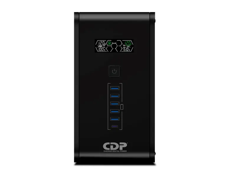 Ups CDP R-SMART1010 LI 1000VA / 500W 10 tomas Nema 5-15 LCD