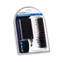Cargador ARGOMTECH Universal para laptop USB/90W 12 puntas