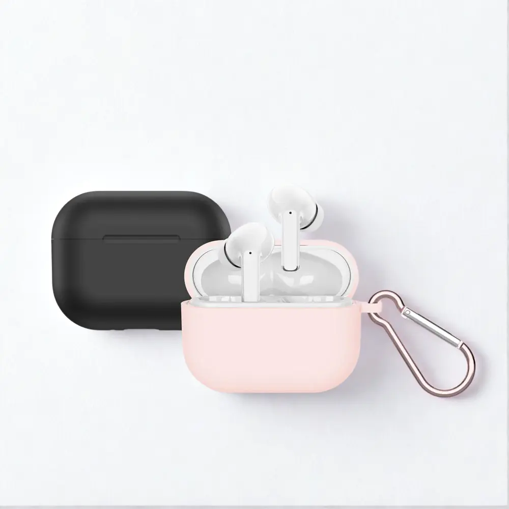 Audifono ARGOMTECH Skeipod E72 inalambrico Bluetooth/Blanco con Forro Rosa