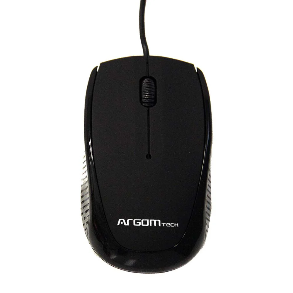 Mouse ARGOMTECH Optico 3D USB MS14/ Negro