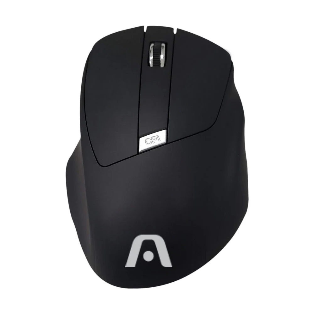 Mouse ARGOMTECH Optico Inalambrico Maxi MS33 2.4 Ghz/ Negro