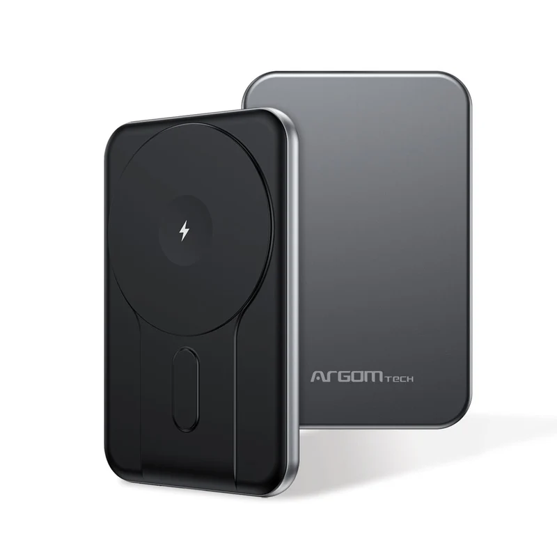 PowerBank ARGOMTECH Magnetic 5000mAh MS5 Aluminio/ 15W Gris