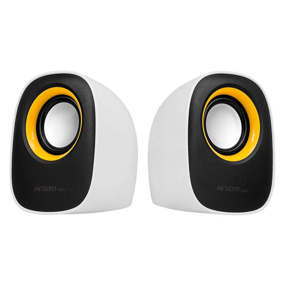 Speakers ARGOMTECH Estereo EKO Multimedia 2.0/ Blanco