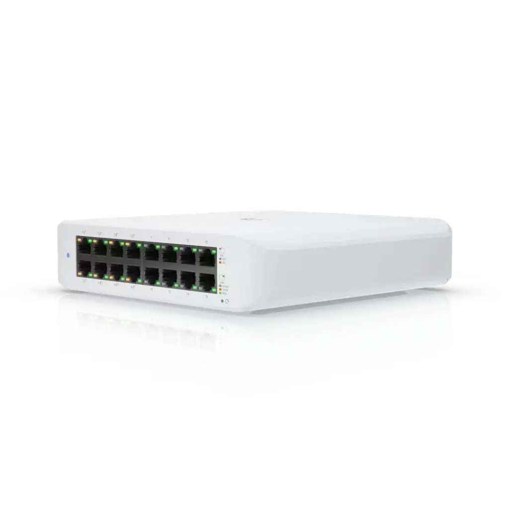 Switch UBIQUITI UNIFI 16 Puertos POE