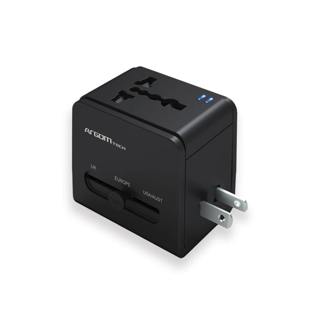 Adaptador ARGOMTECH Universal Puerto Tipo-C 20W/ QC3.0 18W
