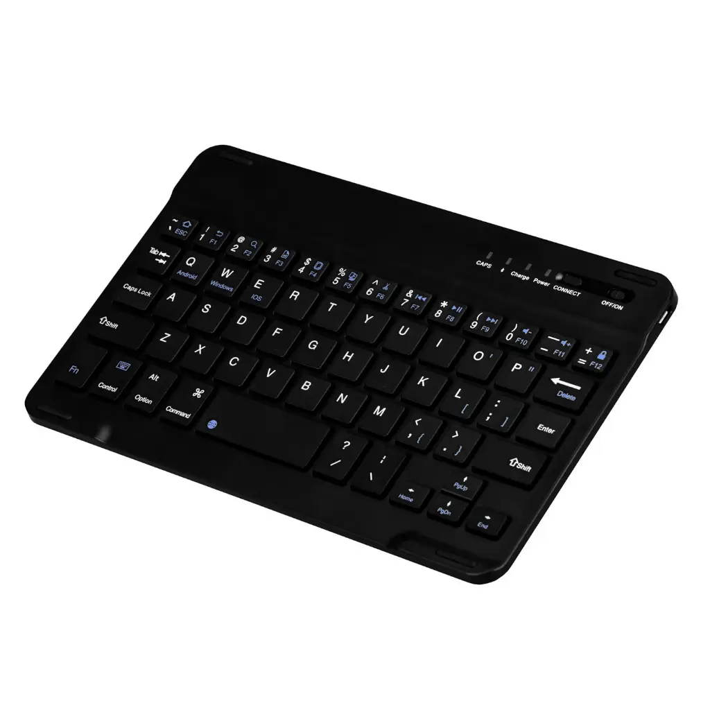 Teclado ARGOMTECH Inalámbrico Ultra delgado BT/ Negro