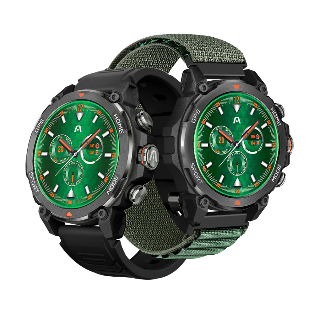 Smartwatch ARGOMTECH Inteligente SKEI Watch C80 - Pantalla amoled 1.43” y GPS/ Negro 
