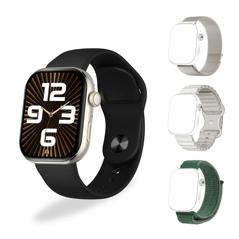 Reloj ARGOMTECH Inteligente SKEI B20 - Pantalla amoled 1.43” y GPS/ Beige