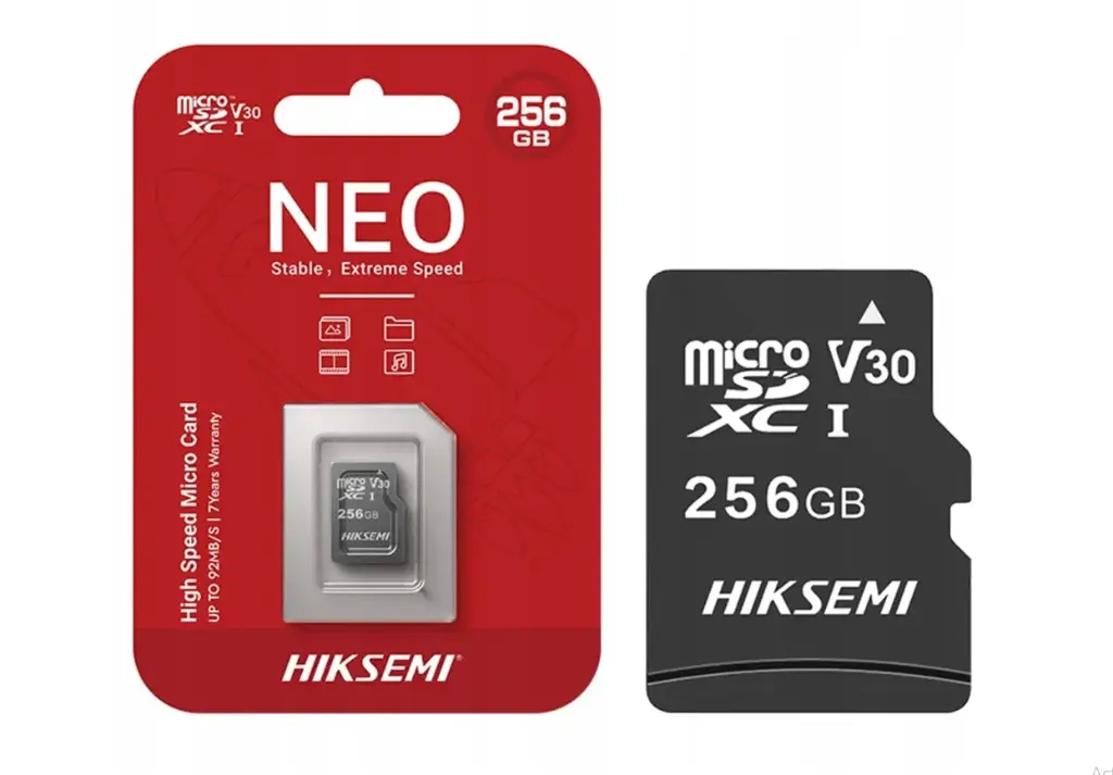 Micro SD HIKSEMI 256GB Clase 10 50MB/s