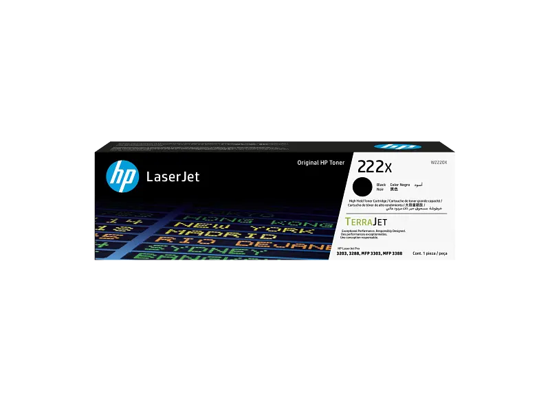 Toner HP LaserJet 222X Negro (W2220X)