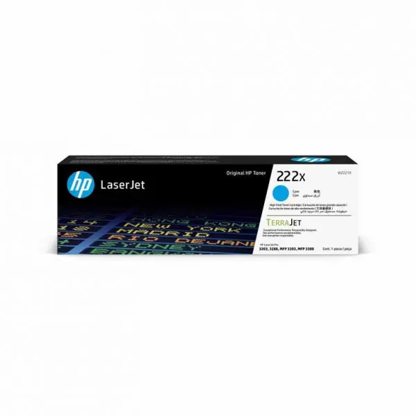 Toner HP LaserJet 222X Cyan