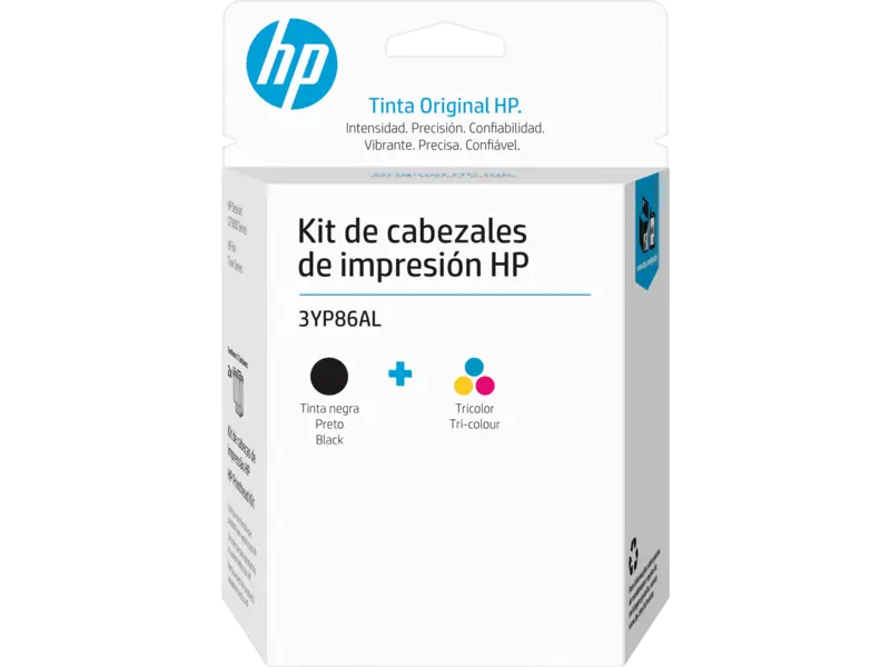 Kit de Cabezales HP Black + Tri-color Serie 100/300/400 Smart Tank