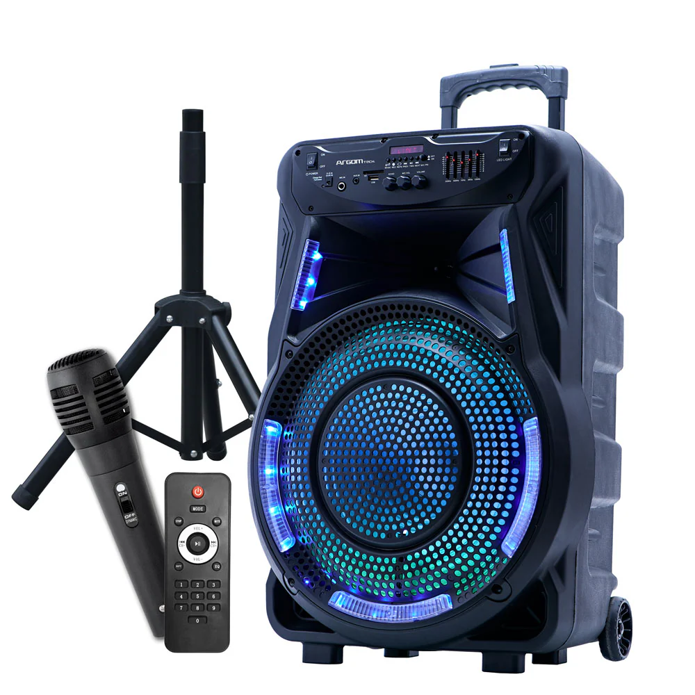 Corneta ARGOMTECH Inalámbrica Bluetooth SoundBash 90BT TWS- 3500Vatios/ Negro