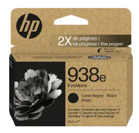 Cartucho HP 938e EvoMore Negro 58ml