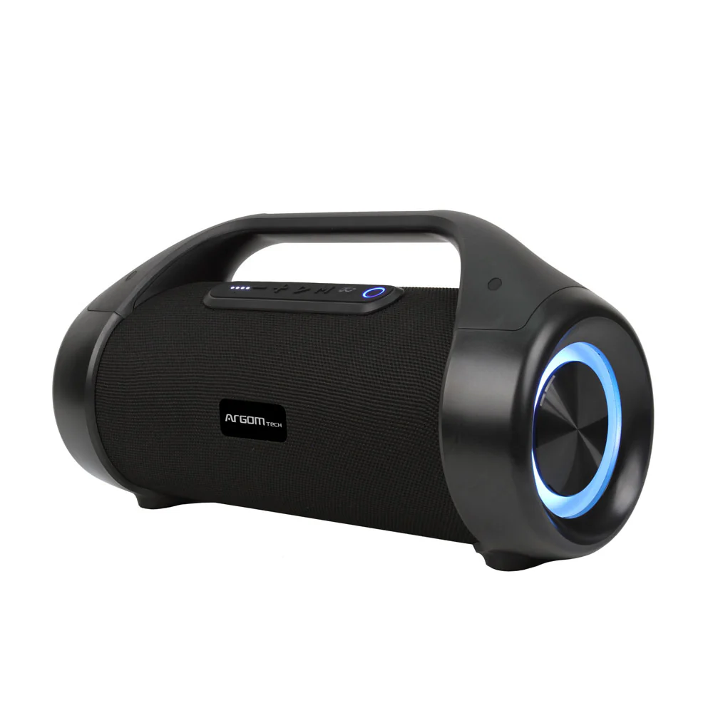 Corneta ARGOMTECH Radyon + Beats inalámbrico IPX5 Resistente al agua 50W-Negro