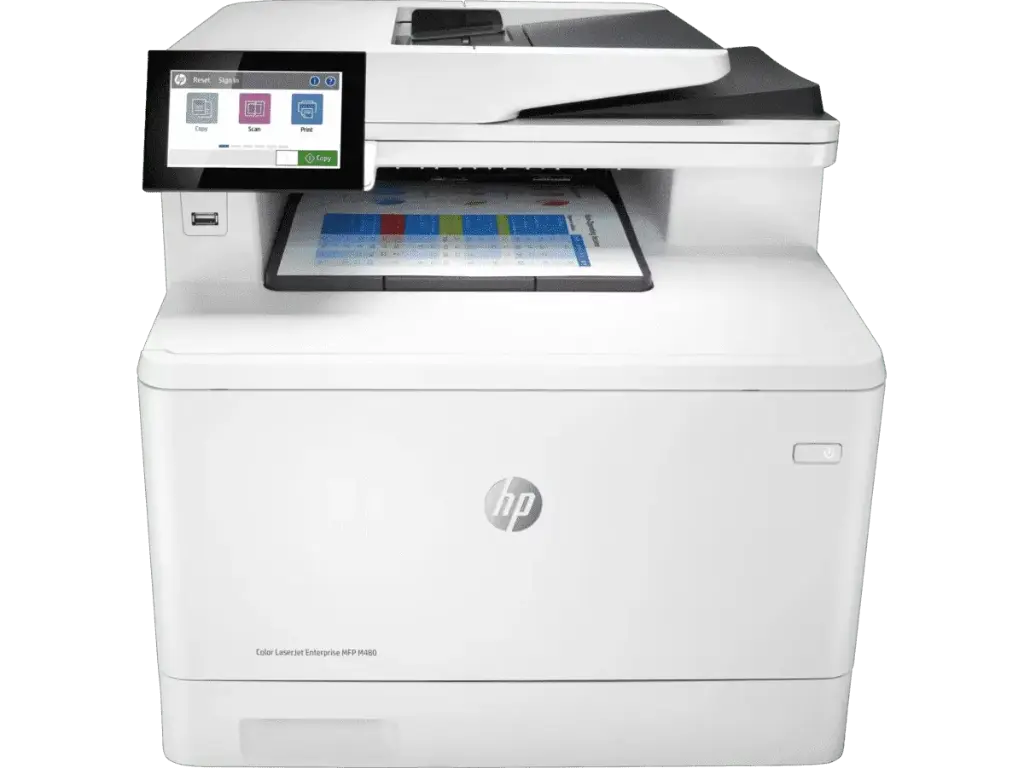 Multifuncional HP LaserJet Color Enterprise MFP M480f