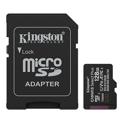 Micro sd KINGSTON 128GB Canvas Select Plus
