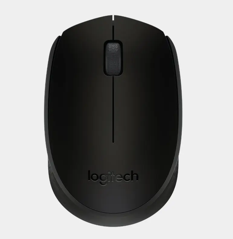 Mouse Inalámbrico LOGITECH M170 Negro - Plug & Play (3 Botones - 1000 DPI)