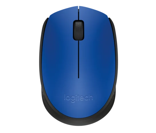 Mouse Inalámbrico LOGITECH M170 Azul - Plug & Play (3 Botones - 1000 DPI)