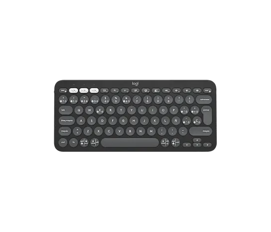 Teclado Inalámbrico LOGITECH K380s Pebble Keys 2 SLIM Silencioso - Negro