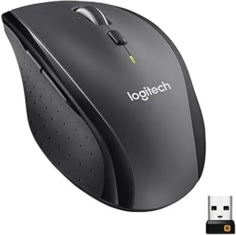 Mouse Inalámbrico LOGITECH Marathon M705 Negro - (7 Botones - 1000 DPI - Hyper Fast Scrolling)