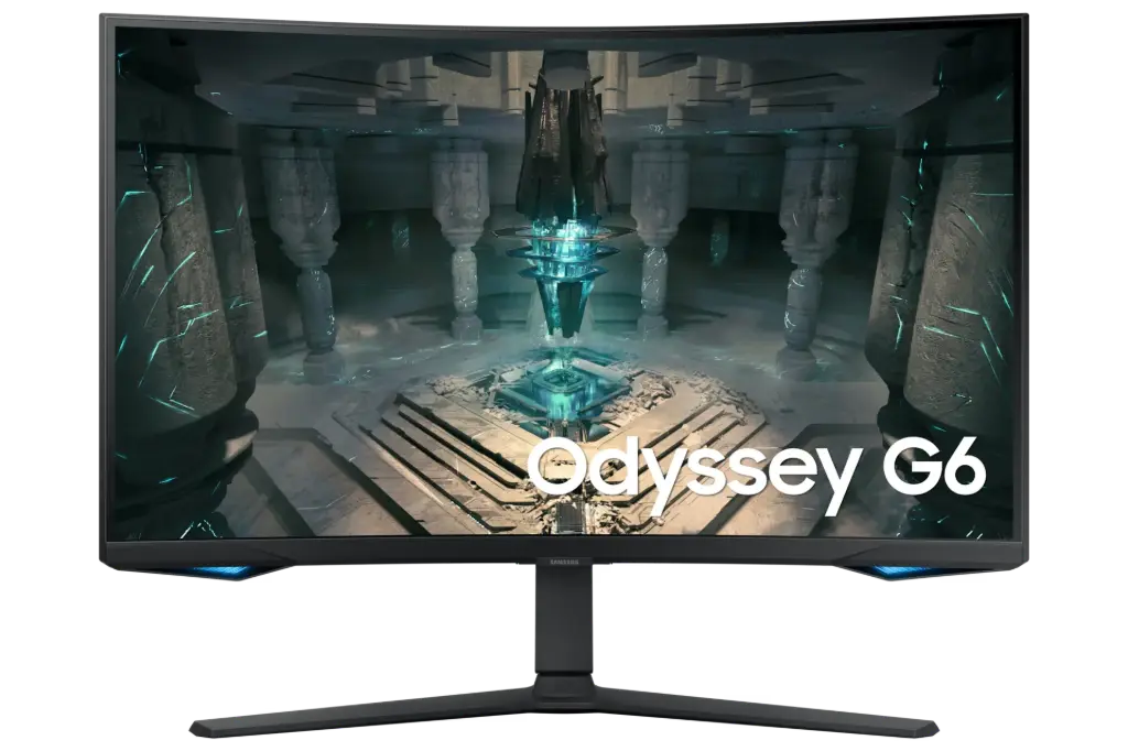Monitor SAMSUNG Gaming Odyssey G6 Curvo de 32" (2560 x 1440) HDMI - 240Hz - Resolución QHD - Freesync Premium