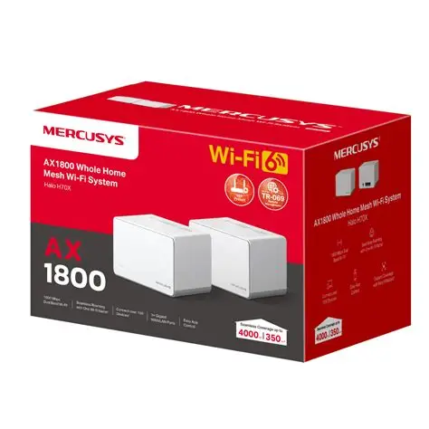 Access Point MERCUSYS Halo H70X(2-pack) AX1800 whole home wifi